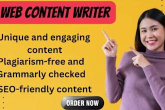 your SEO web content writer, website copywriter, and wordpress blog writer
