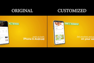 customize your after effects template