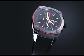 do 3d watch animation, 3d watch design, 3d model services, watch prototype, cgi