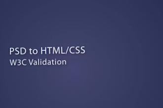 convert a PSD to html5 responsive
