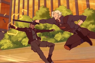 do 2d animated music video, cartoon animation, fighting film, anime animation