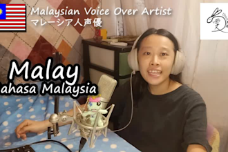 record malay voice over service for your projects