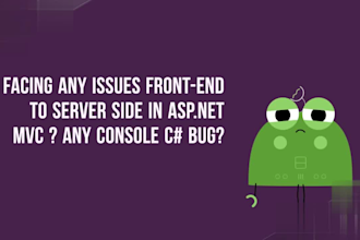 create asp dot net core web application, web API, fix issues