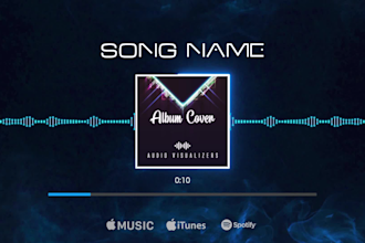 create stunning music visualizer for your music video