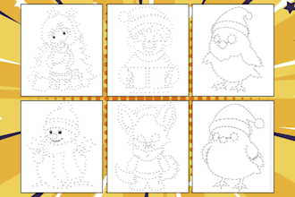 design your adults dot to dot page