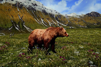 render realistic animal model, cgi animal rigging, xgen fur, 3d animal animation