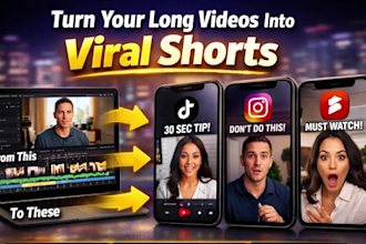 repurpose content and edit your long video content into short form content
