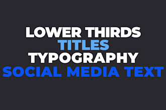 create text effects, motion graphics animation, typography