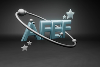 create a 3d rotating logo animation