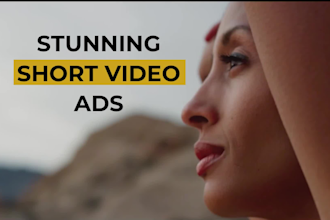 create modern dynamic business promotional video ads or short video ads