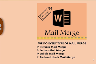 create mail merge in 24 hrs