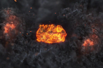 create smoke logo intro animation in 1 day