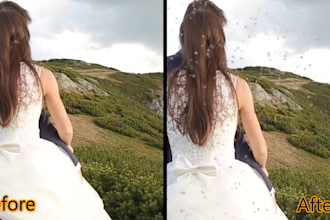 add realistic rain effect to your footage