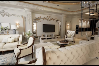 design photorealistic interiors and virtual walkthroughs