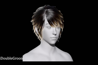 do 3d hair xgen hair realistic hair and animal fur