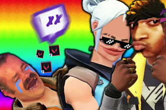 do gaming video editing with funny moments and memes