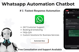 build a custom whatsapp automation bot for your business