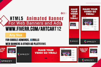 create premium HTML5 animated banner ads and display ads