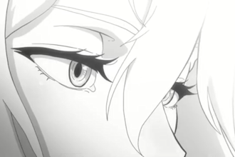 2d hand drawn animation line art, frame by frame animation pencil sketch