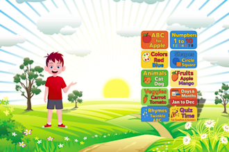 create kids learning videos