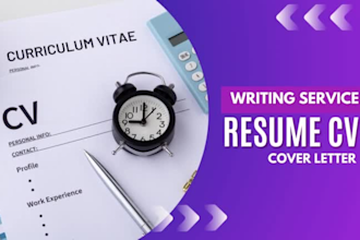 create resumes, cvs, cover letters and translations services