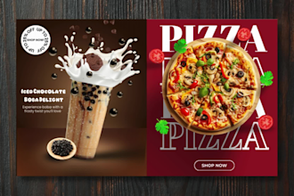 design restaurant food poster, food flyer, banner, and social media food post