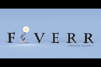 do pixar style intro, hollywood movie style intro