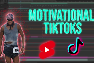 create motivational shorts for youtube and tiktok