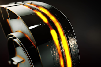 create 3d logo animation or intro animation video