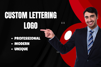 design a custom text based logo