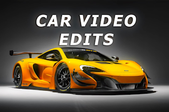 do trendy car video editing for reels and tiktok