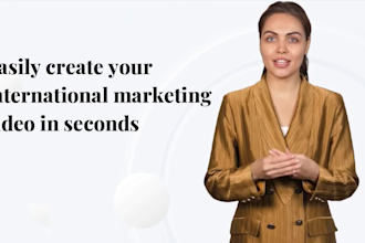 create realistic ai spokesperson video male female