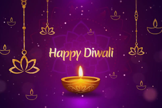 make this best diwali greeting video