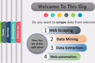 do python web scraping and web crawling for data extraction