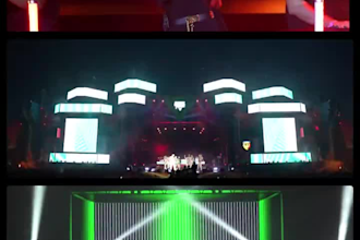 design vj loop concert visual stage show dj visual led screen motion graphic