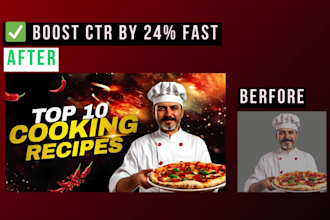create custom clickable youtube thumbnails in 24 hours