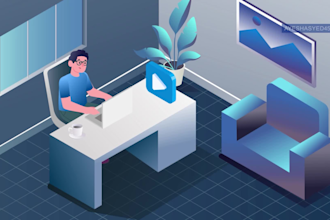 create a premium 2d 3d or isometric animated explainer video and saas video