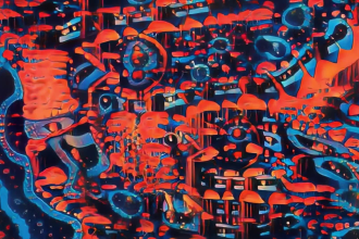 create psychedelic abstract music video for your song