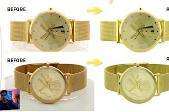 design high quality jewelry retouch, and recolor services