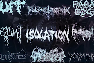 design rock,metal,dj or music band logo