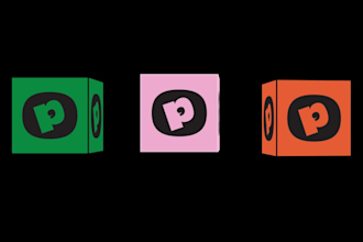 do professional branding kit with conceptual playful style
