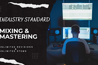 be your professional mixing and mastering engineer