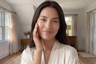 generate a cinematic ai ugc videos for skincare product