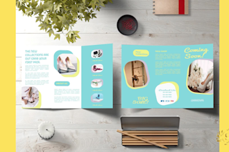 create corporate flyer brochure design for event or business