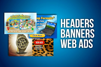 create stunning banners, headers and ads for any niche