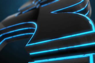 create dubstep glow cinematic 3d logo reveal intro