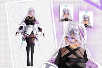 make 2d vtuber model, live2d vtuber model, live2d rigging for vtuber streaming