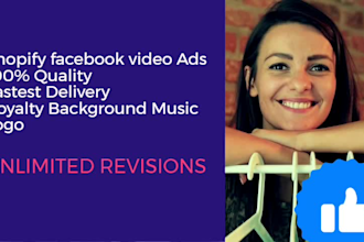 create shopify dropshipping facebook video ads