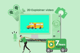 create engaging 2d infographic and saas explainer videos