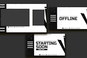 premium custom animated overlays for twitch and youtube
